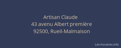 Artisan Claude
