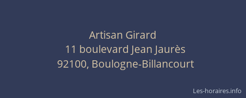 Artisan Girard