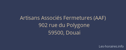 Artisans Associés Fermetures (AAF)
