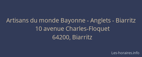 Artisans du monde Bayonne - Anglets - Biarritz