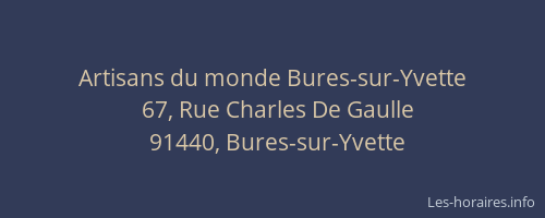 Artisans du monde Bures-sur-Yvette