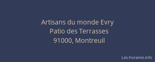 Artisans du monde Evry
