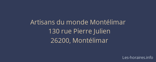 Artisans du monde Montélimar