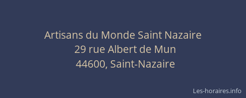 Artisans du Monde Saint Nazaire