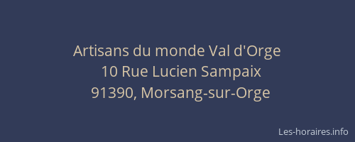 Artisans du monde Val d'Orge