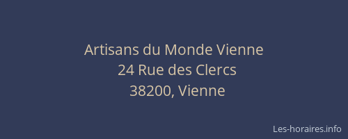 Artisans du Monde Vienne