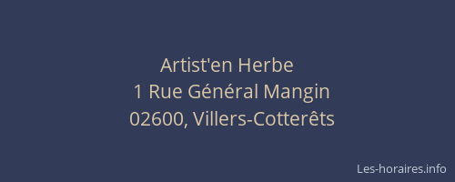 Artist'en Herbe
