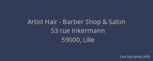 Artist Hair - Barber Shop & Salon