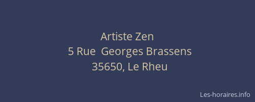 Artiste Zen