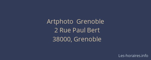 Artphoto  Grenoble