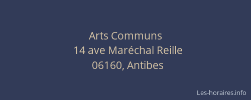 Arts Communs