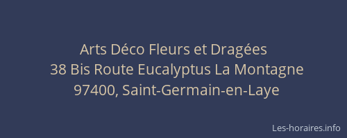 Arts D&eacute;co Fleurs et Drag&eacute;es