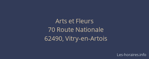 Arts et Fleurs