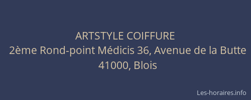 ARTSTYLE COIFFURE