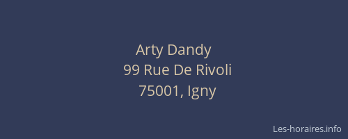 Arty Dandy