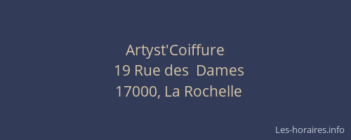 Artyst'Coiffure