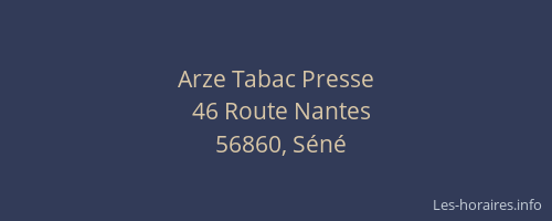 Arze Tabac Presse