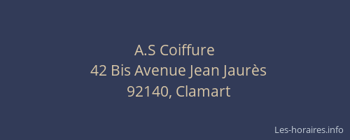 A.S Coiffure