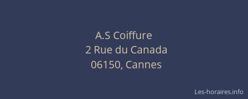 A.S Coiffure