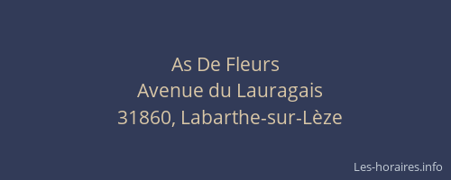 As De Fleurs