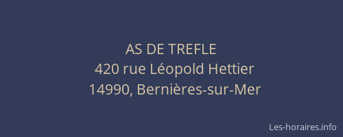 AS DE TREFLE