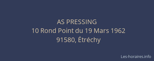 AS PRESSING