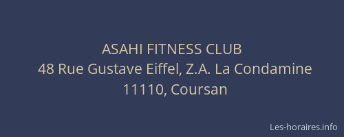 ASAHI FITNESS CLUB