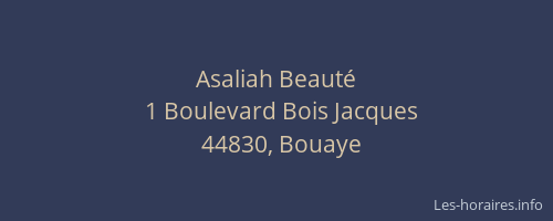 Asaliah Beauté