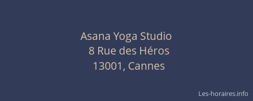 Asana Yoga Studio