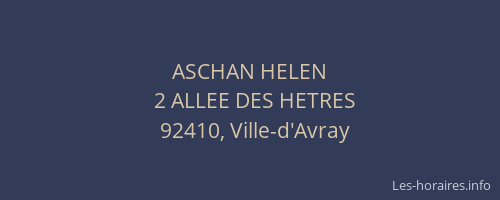 ASCHAN HELEN
