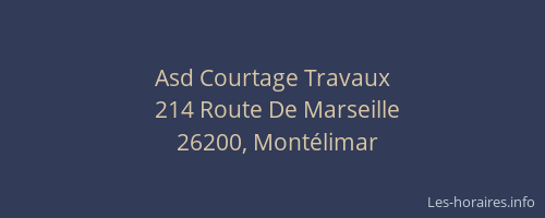 Asd Courtage Travaux