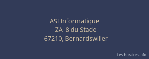 ASI Informatique