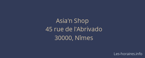 Asia'n Shop