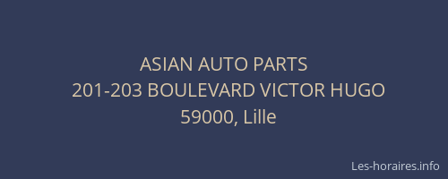 ASIAN AUTO PARTS