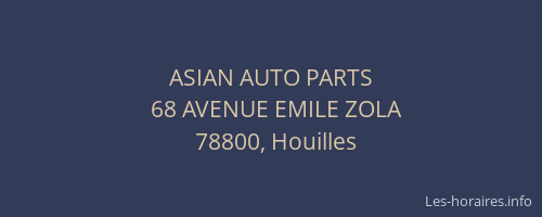 ASIAN AUTO PARTS