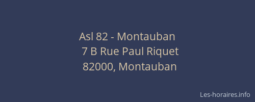 Asl 82 - Montauban