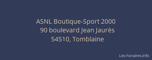ASNL Boutique-Sport 2000