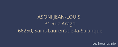 ASONI JEAN-LOUIS