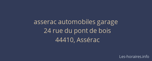 asserac automobiles garage