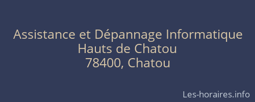Assistance et Dépannage Informatique