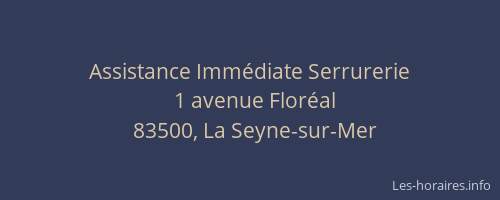 Assistance Immédiate Serrurerie