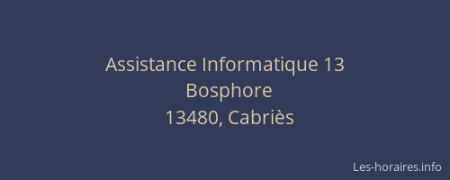 Assistance Informatique 13