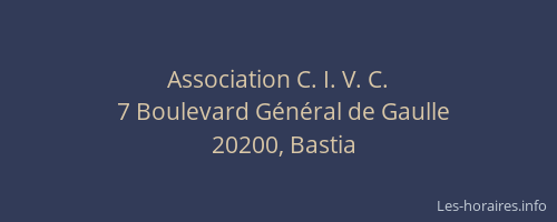 Association C. I. V. C.
