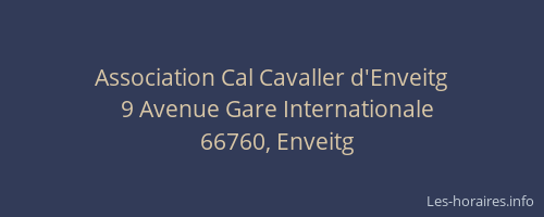 Association Cal Cavaller d'Enveitg