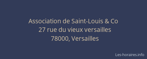 Association de Saint-Louis & Co