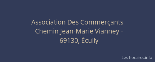 Association Des Commerçants