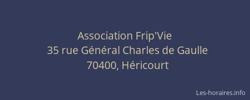 Association Frip'Vie