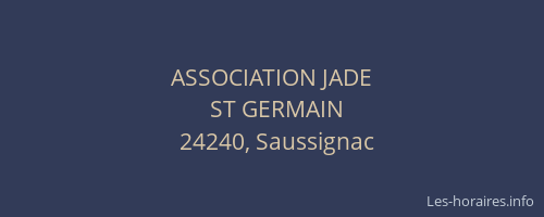 ASSOCIATION JADE