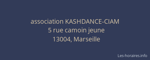 association KASHDANCE-CIAM