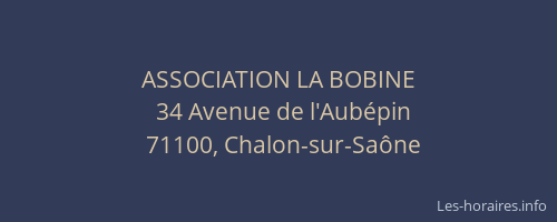 ASSOCIATION LA BOBINE
